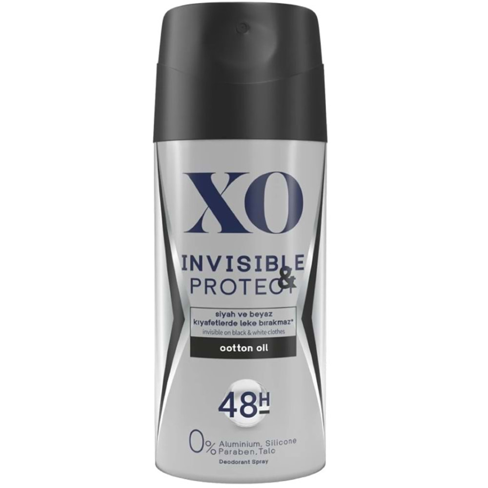 Xo Deodorant Invısıble Protect Men 150 Ml