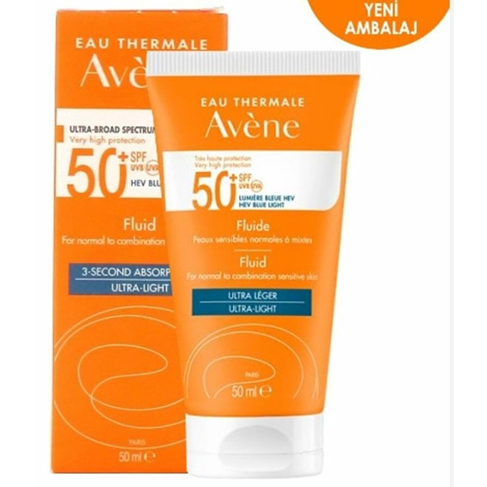 Avene Günes Kremı SPF50+ Fluıde 3-Second Absorptıon 50Ml