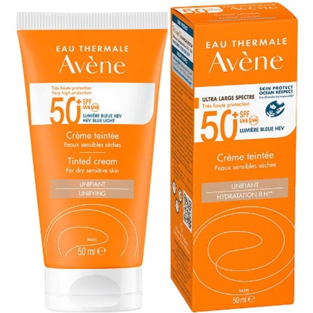 Avene Günes Kremı SPF50+ Tınted Cream 8H Hydratıon 50Ml