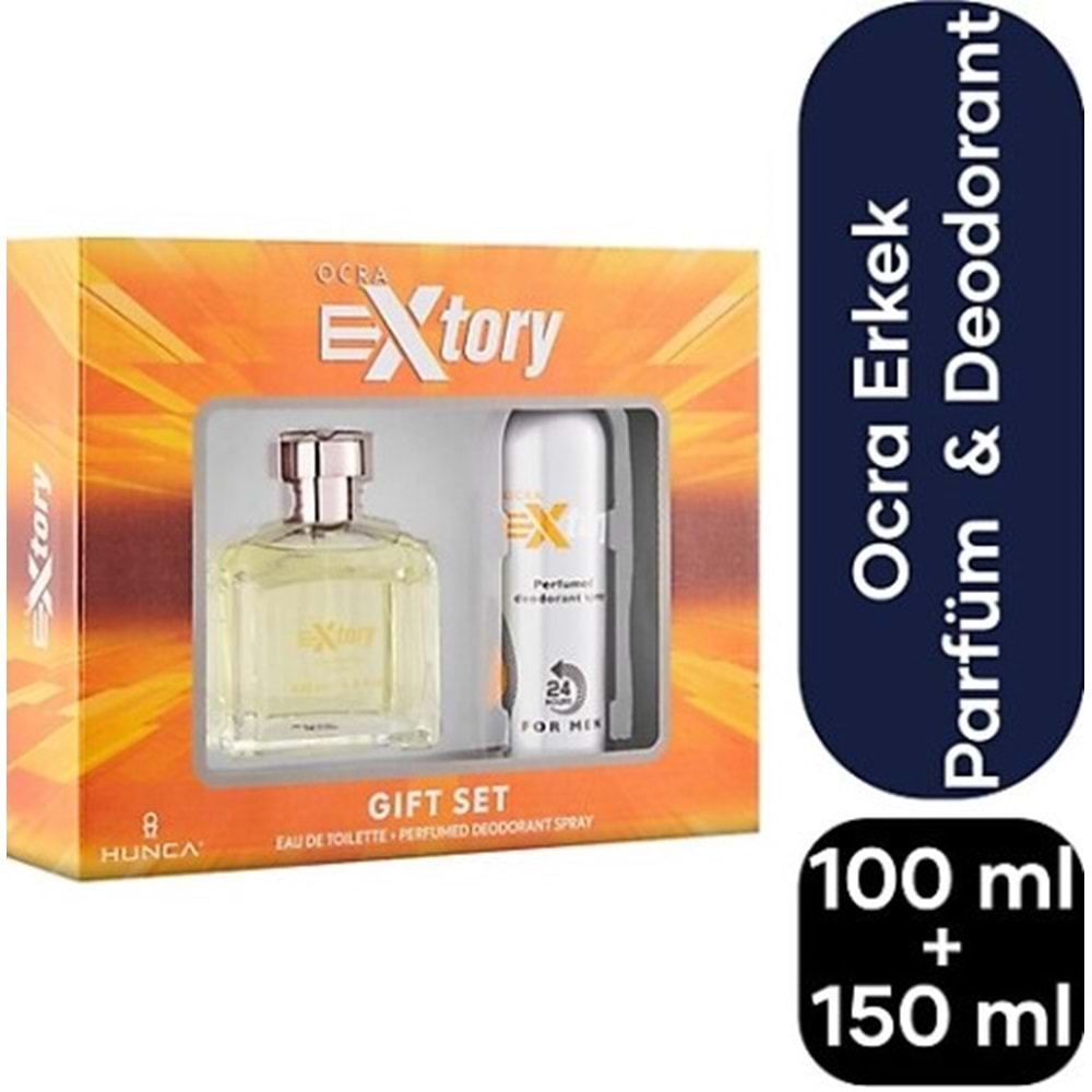 Extory Ocra EDT 100Ml + Deo 150Ml Kofre Erkek