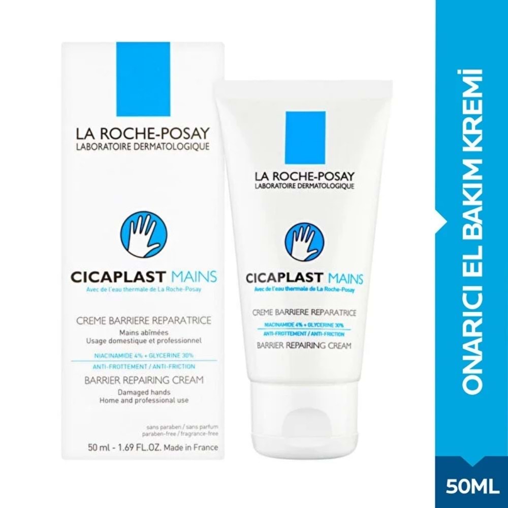 La Roche Posay Cicaplast Mains Onarıcı El Kremi 50Ml