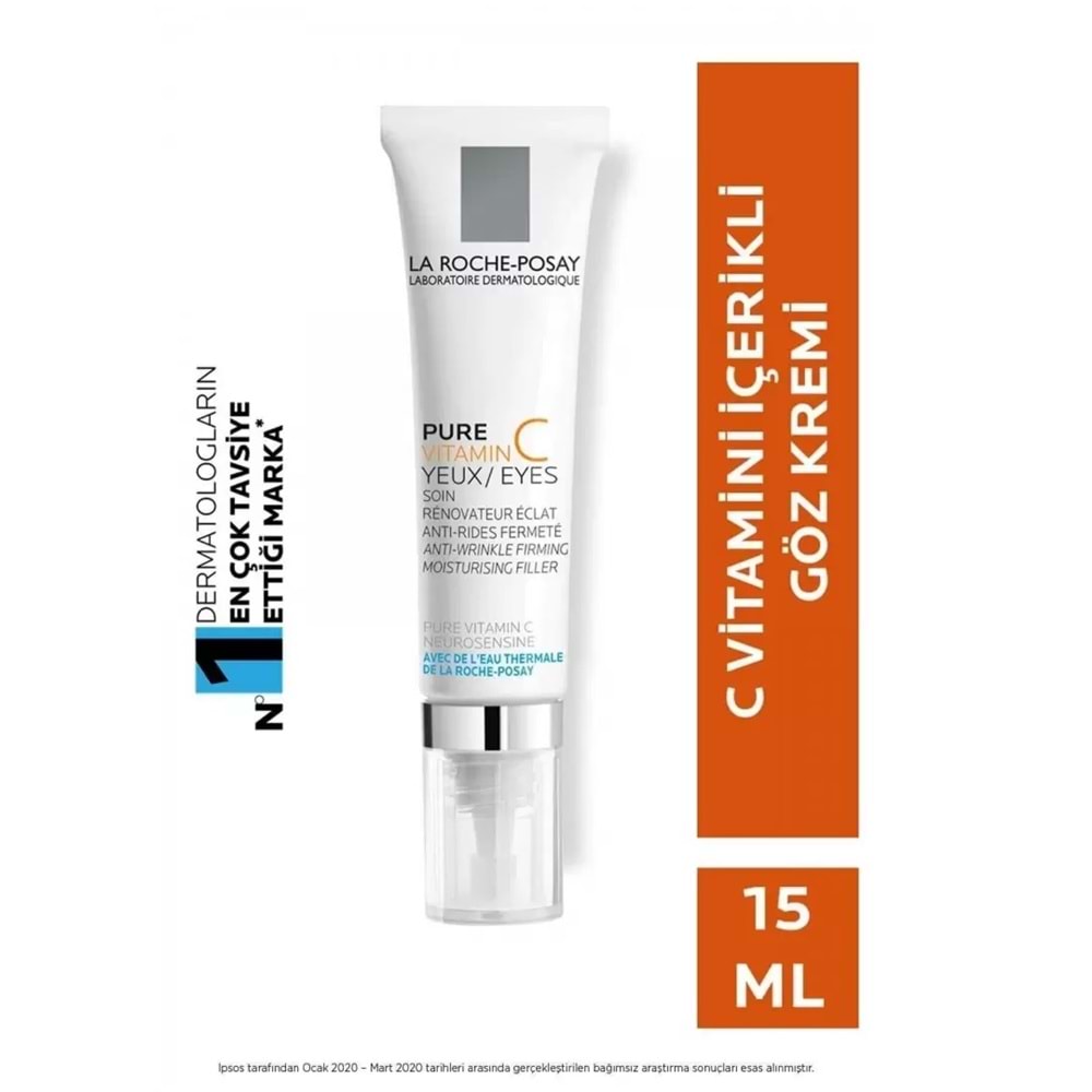 La Roche Posay Pure Vitamın C Yeux Göz Çevresi Kremi 15Ml