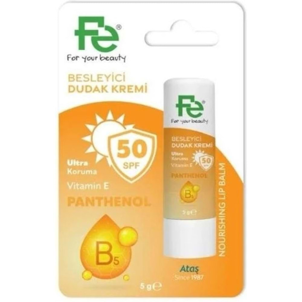 Fe Lıpstıck SPF50+ Panthenol+B5+Vıtamın E 5g