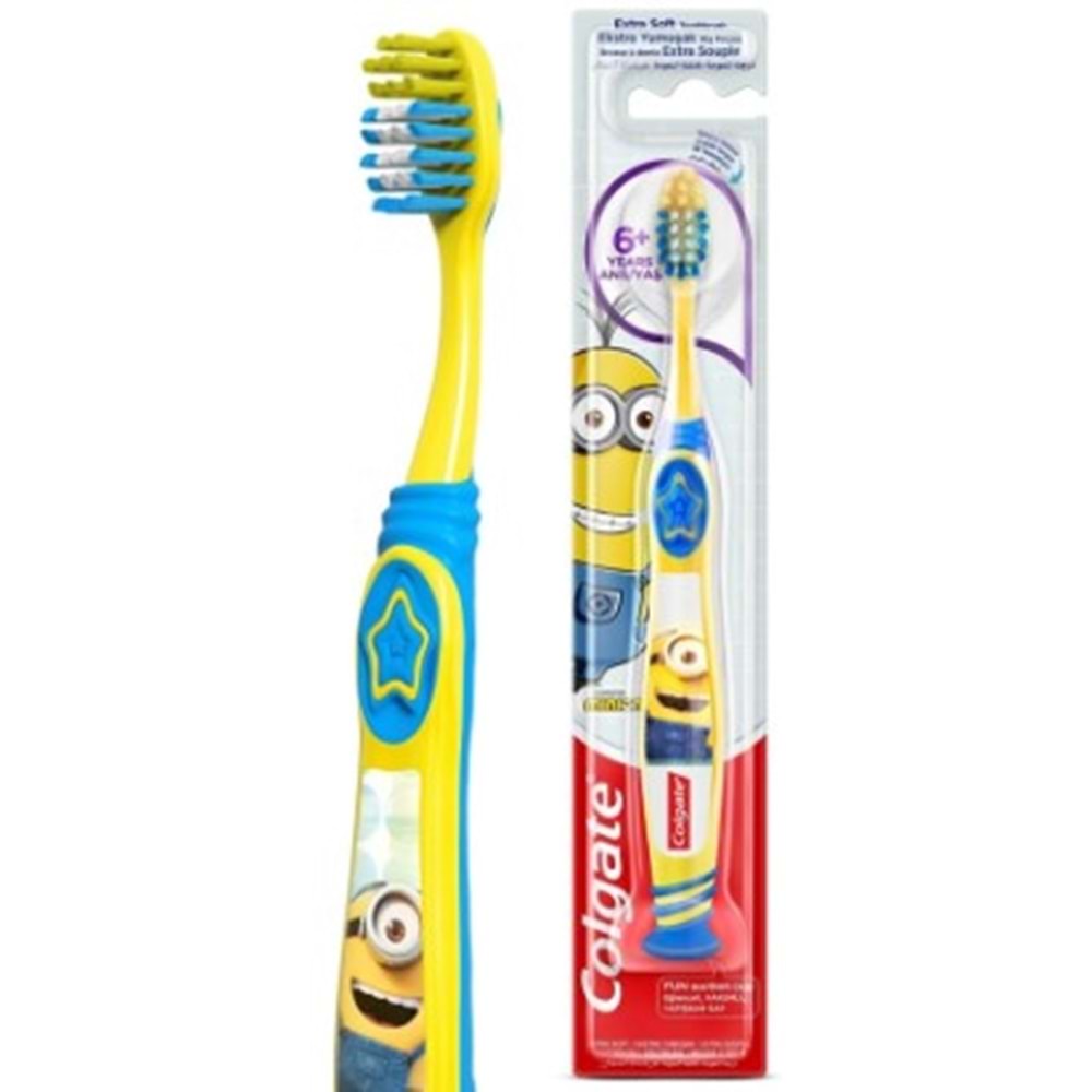 Colgate Diş Fırçası Çocuk Minions 6+ Yaş Vakumlu