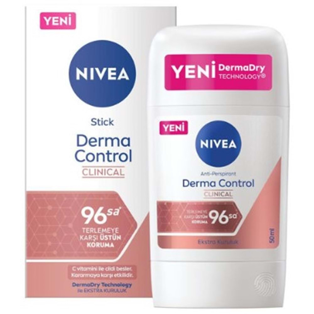 Nıvea Clınıcal Derma Control Stıck Kadın 50Ml