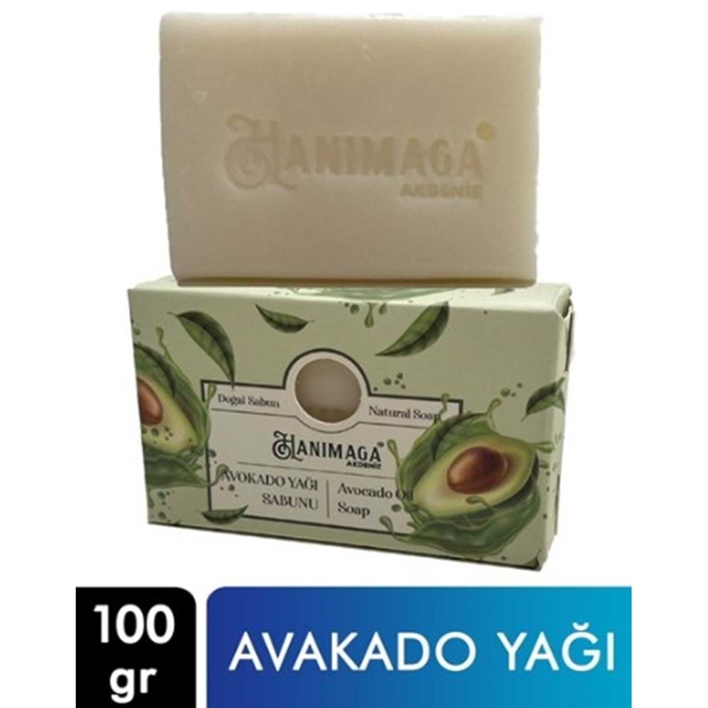 Hanımağa Akdeniz Doğal Sabun 100gr Avokado