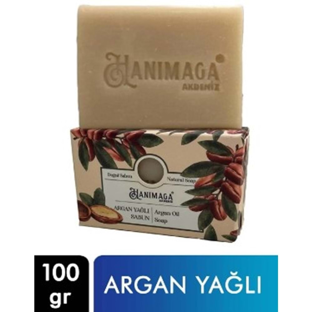 Hanımağa Akdeniz Doğal Sabun 100gr Argan Yağlı