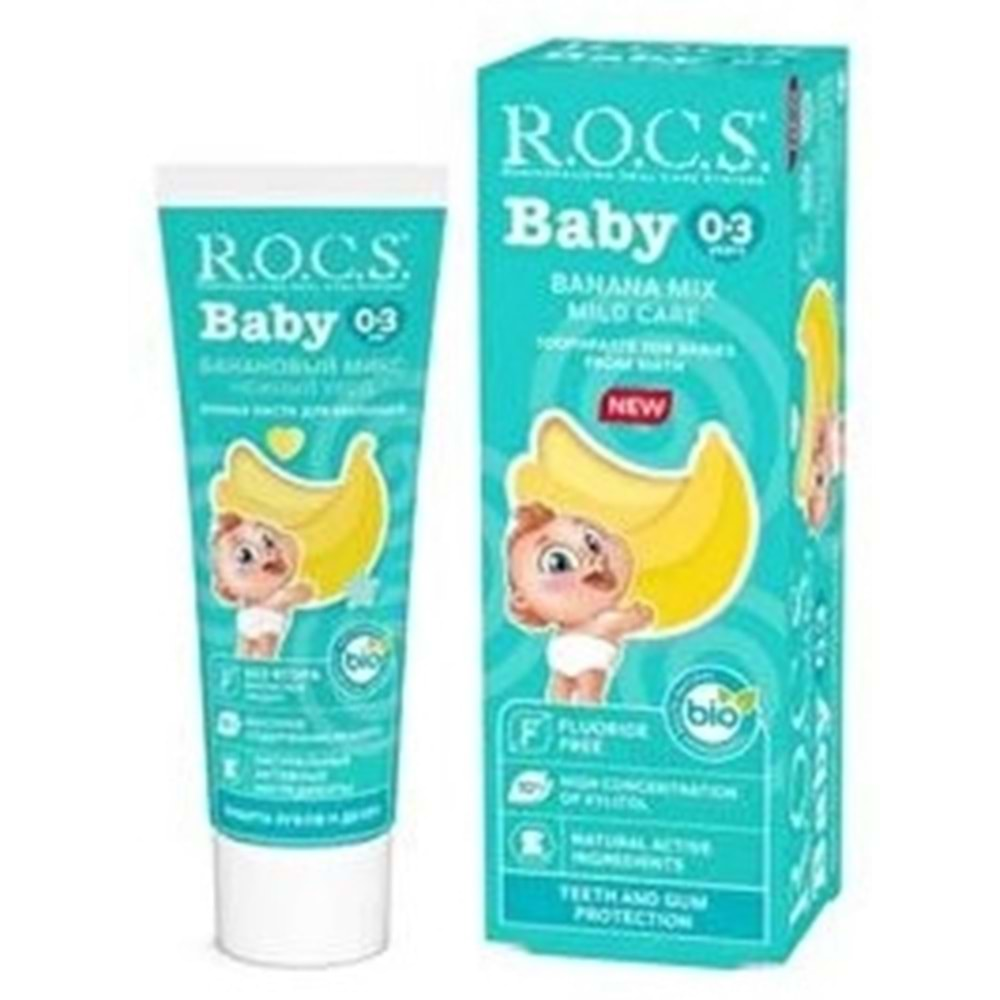 Rocs Bebek (0-3 Yas) MACUN Muz Aromalı