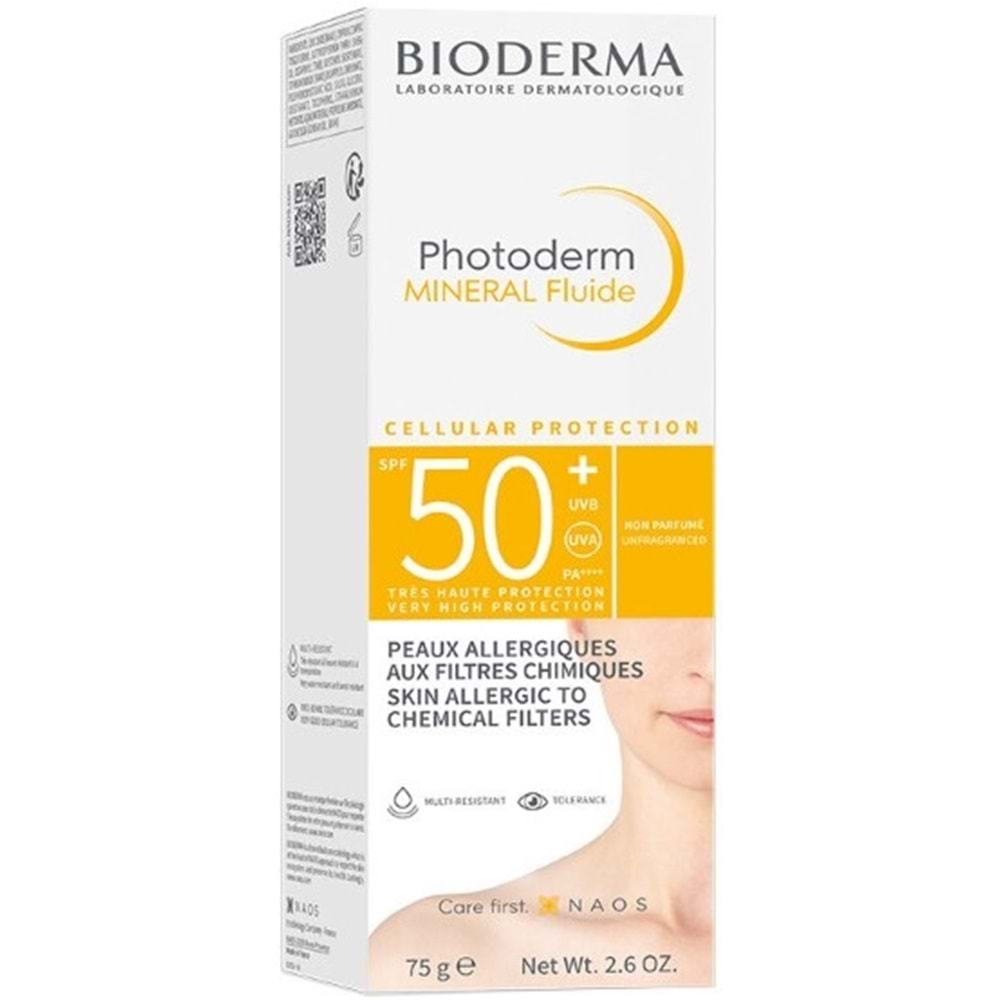 Bioderma Photoderm Mineral Fluıd SPF50 75g Güneş Kremi