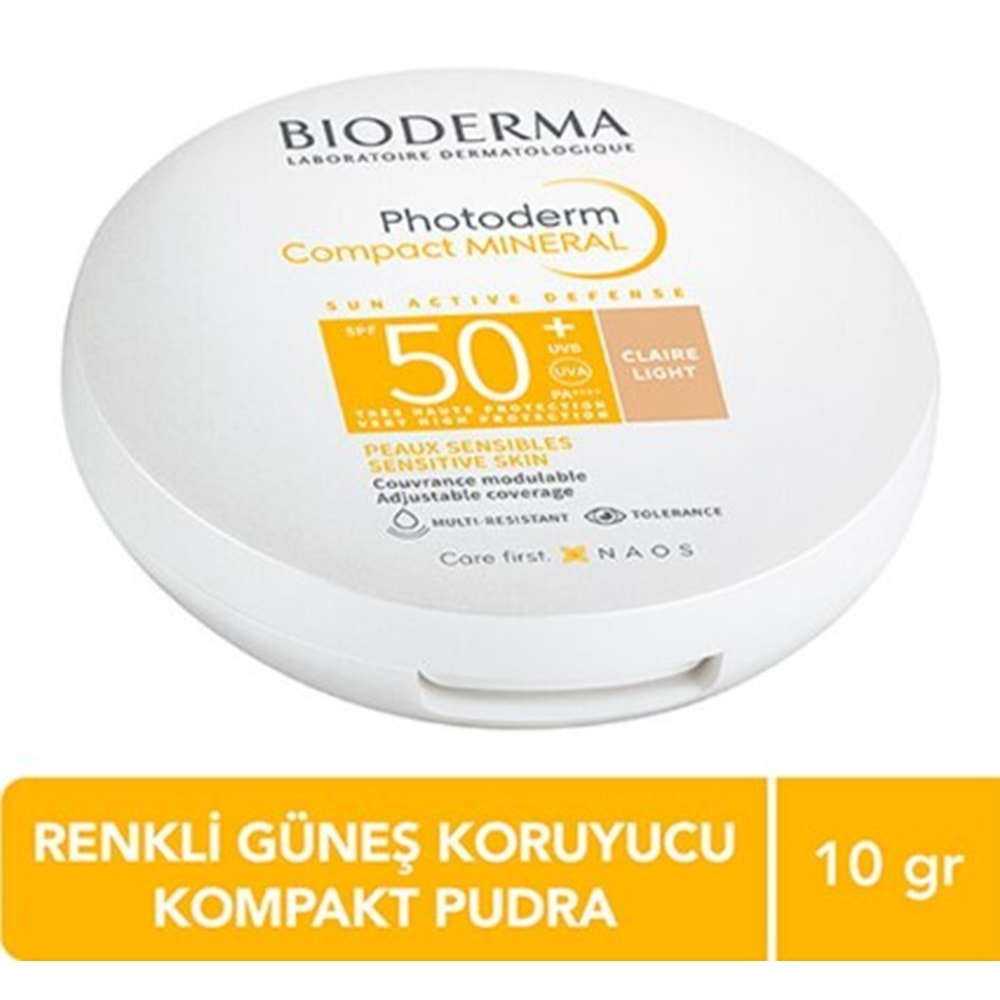 Bıoderma Photoderm Mıneral Compact SPF50 10g Güneş Lıght