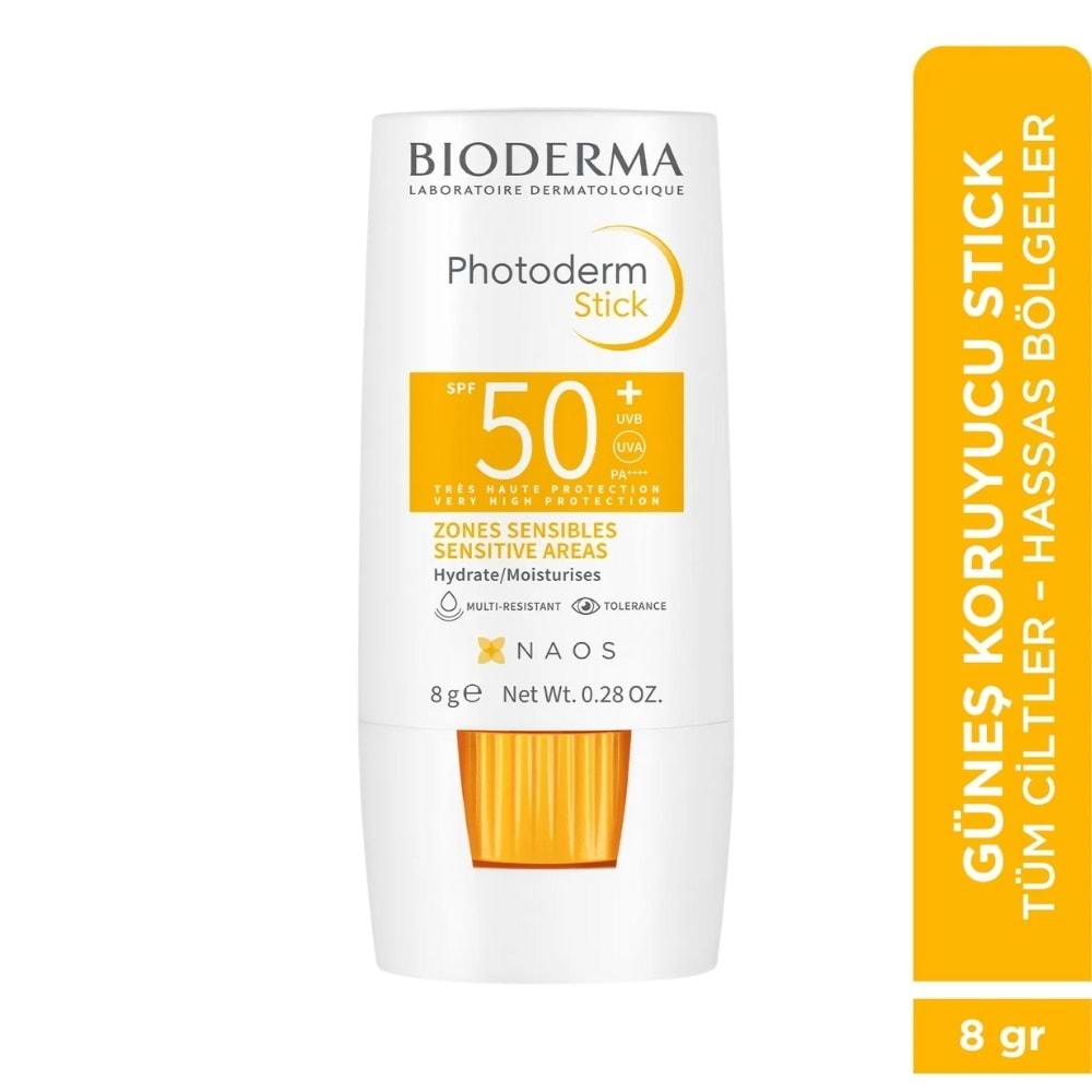 Bioderma Photoderm Stick SPF50+ Hassas Bölgeler için Güneş Kremi 8 gr