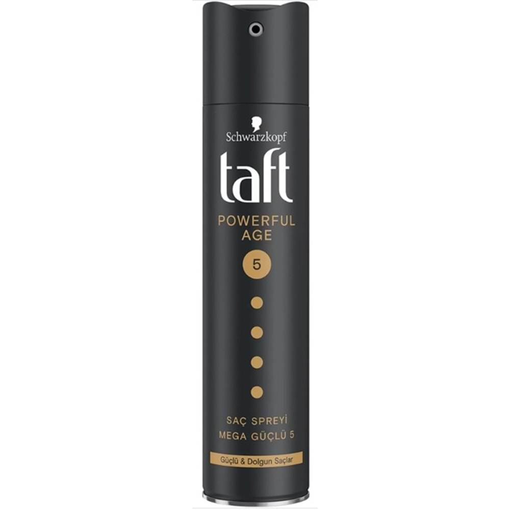 Taft Saç Spreyı Powerful Age No:5 250Ml