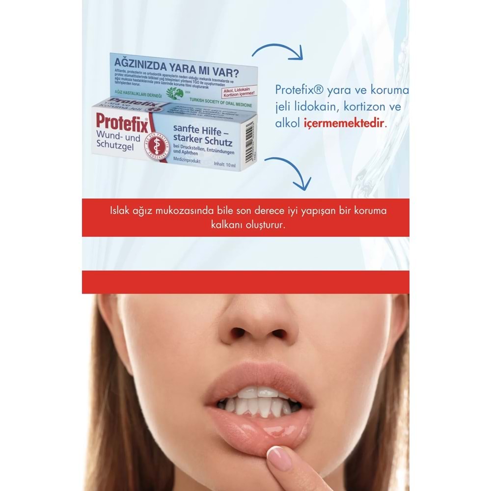 Protefix Aft ve Ağız Yara ve Koruma Jeli 10Ml