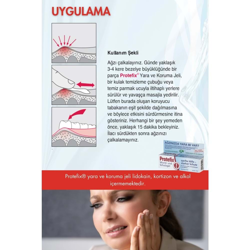Protefix Aft ve Ağız Yara ve Koruma Jeli 10Ml