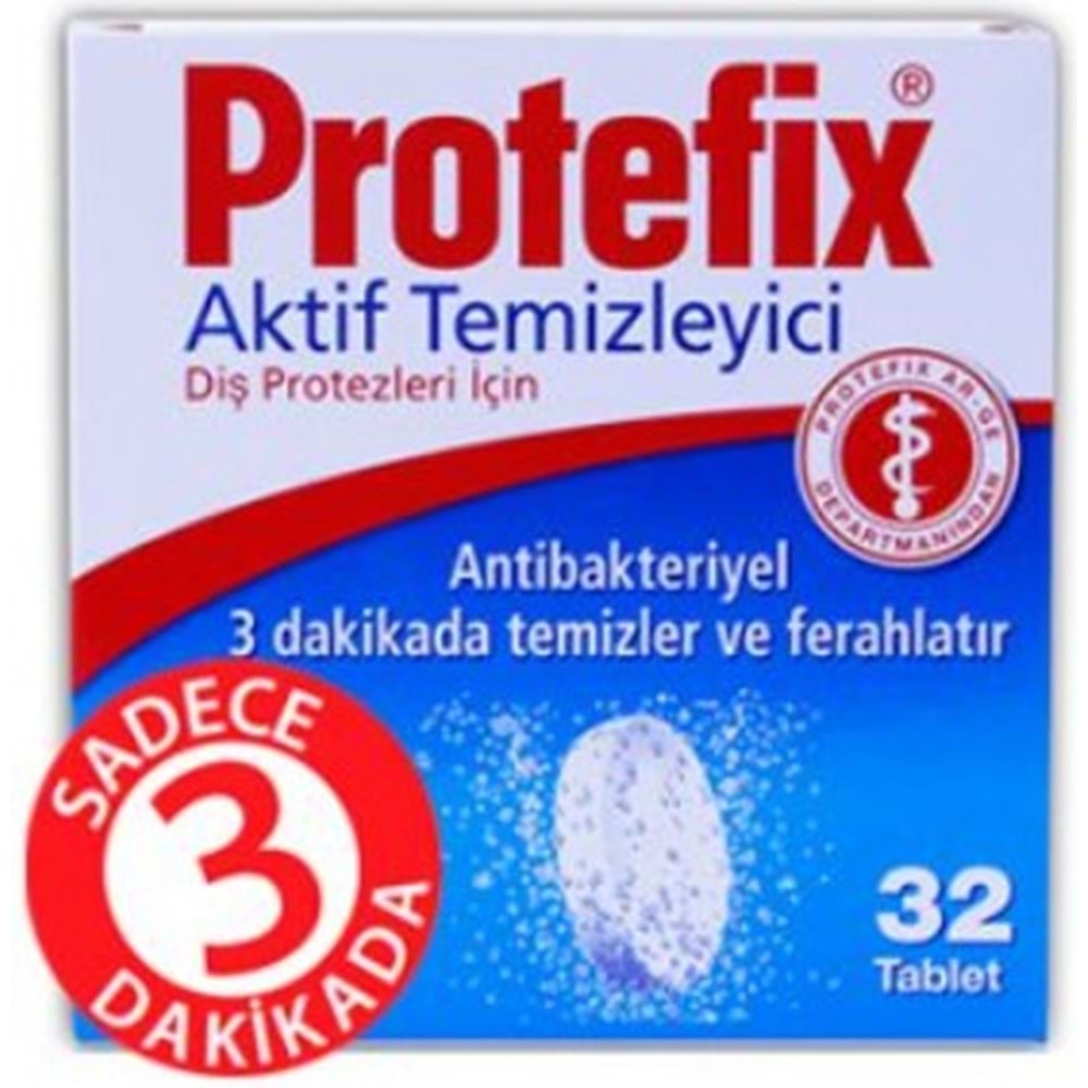 Protefıx Aktıf Temızleme Tabletı 32 Tablet