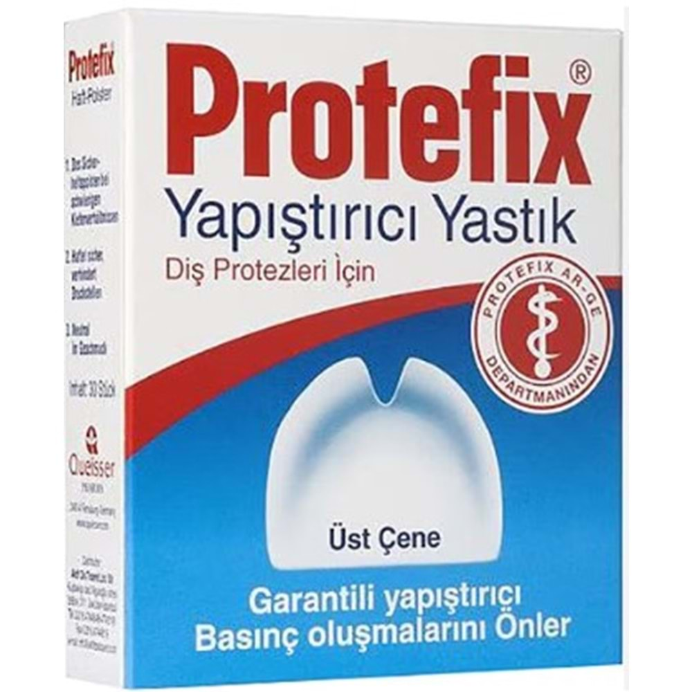 Protefıx Yapıstırıcı Yastık Üst Çene 30Lu