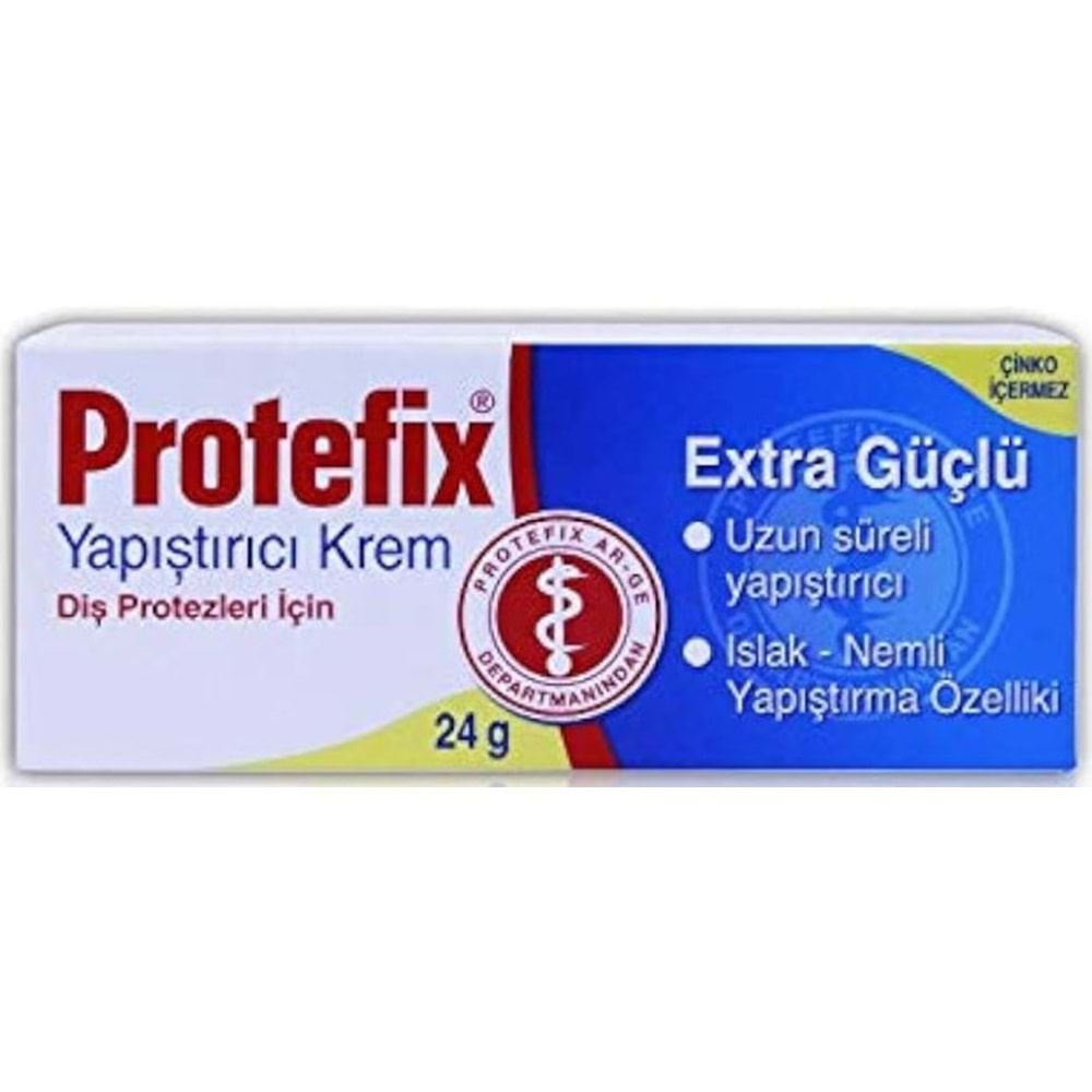 Protefıx Yapıstırıcı Krem Ekstra Güçlü 24g