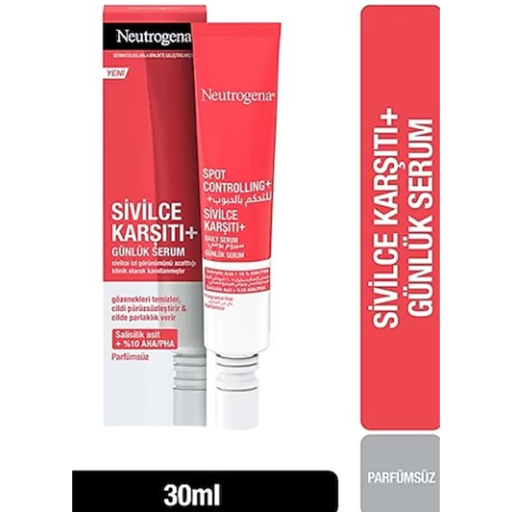 Neutrogena Sıvılce Karsıtı + Günlük Serum 30Ml