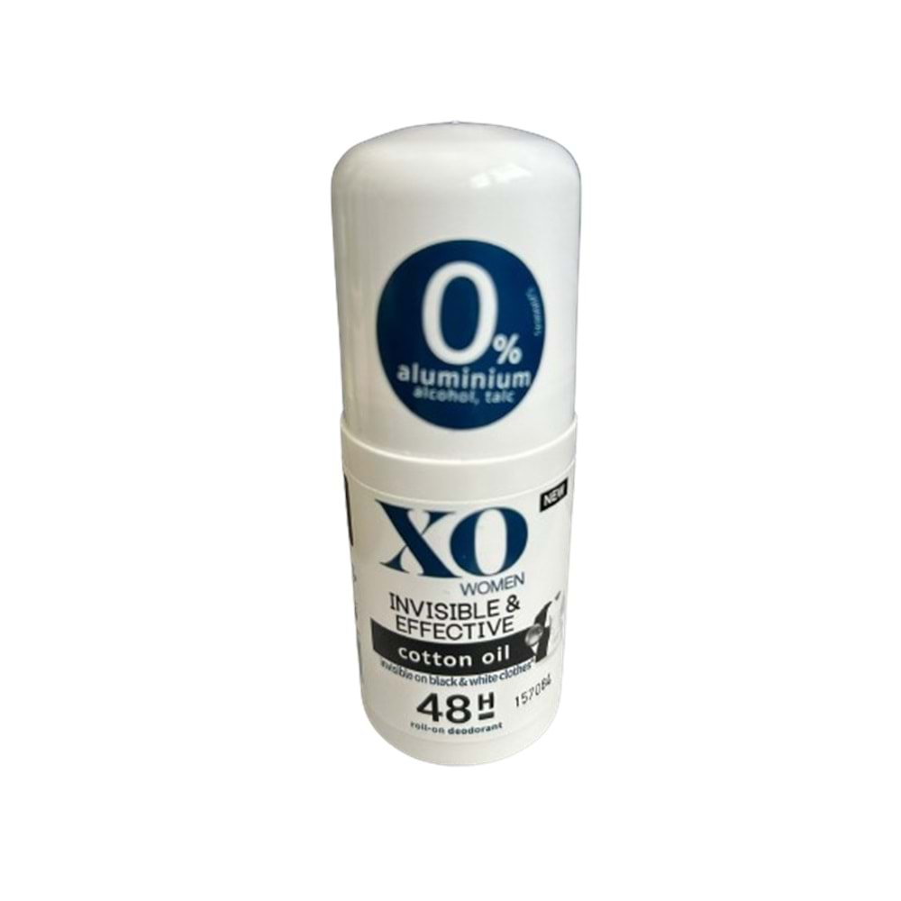 XO Rollon Invısıble Efectıve Cotton Oıl Women 50Ml