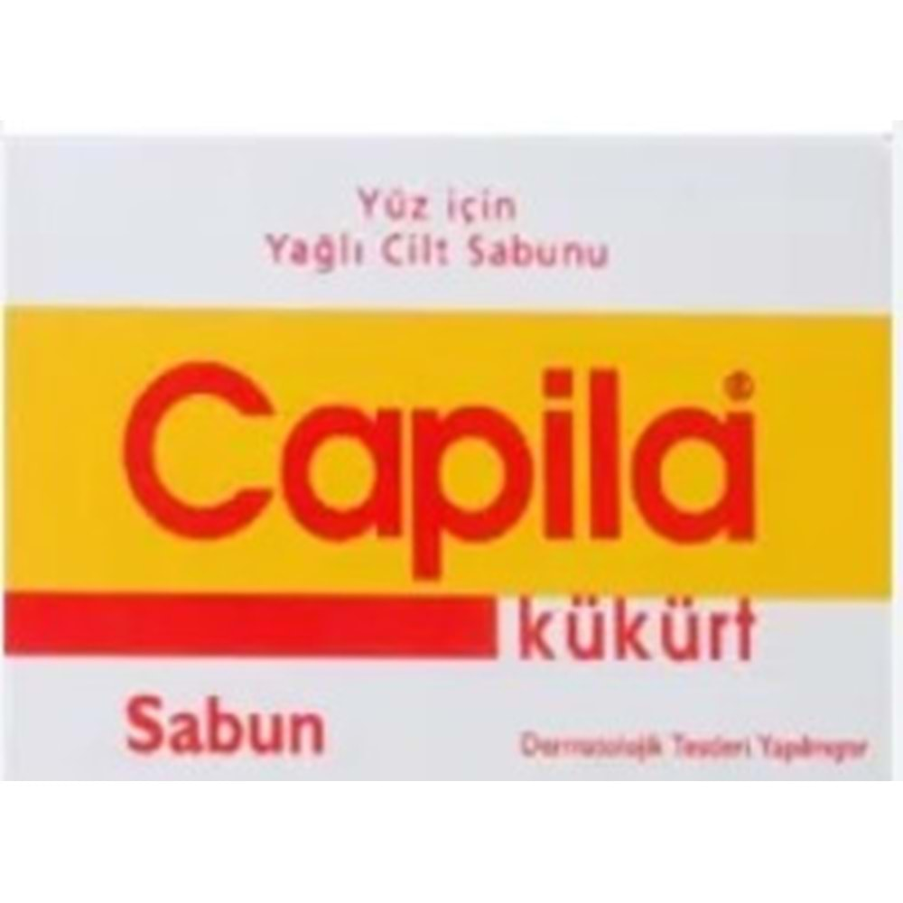 Capıla Kükürt Sabun Yüz Içın Yaglı Cılt Sabunu 90 G