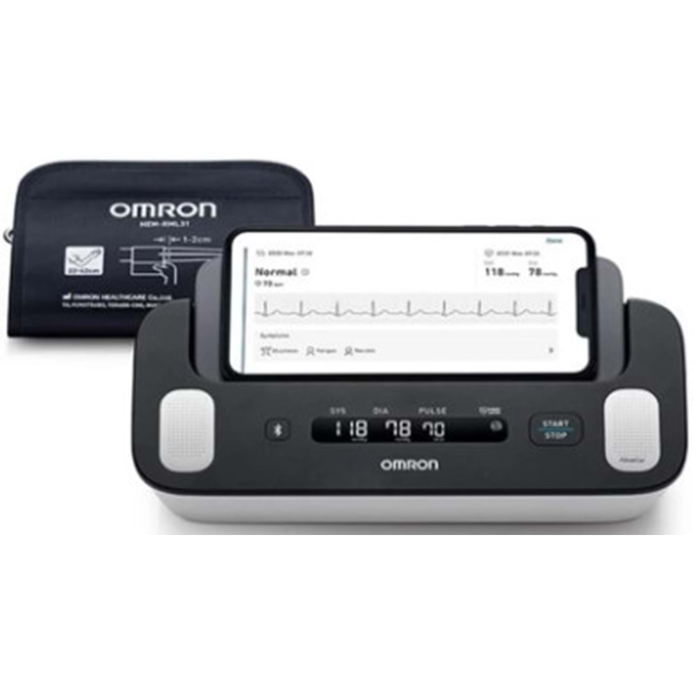 Omron Complete Hem-7530T 2Sı 1 Arada Tansıyon Aletı Ve EKG Cıhazı