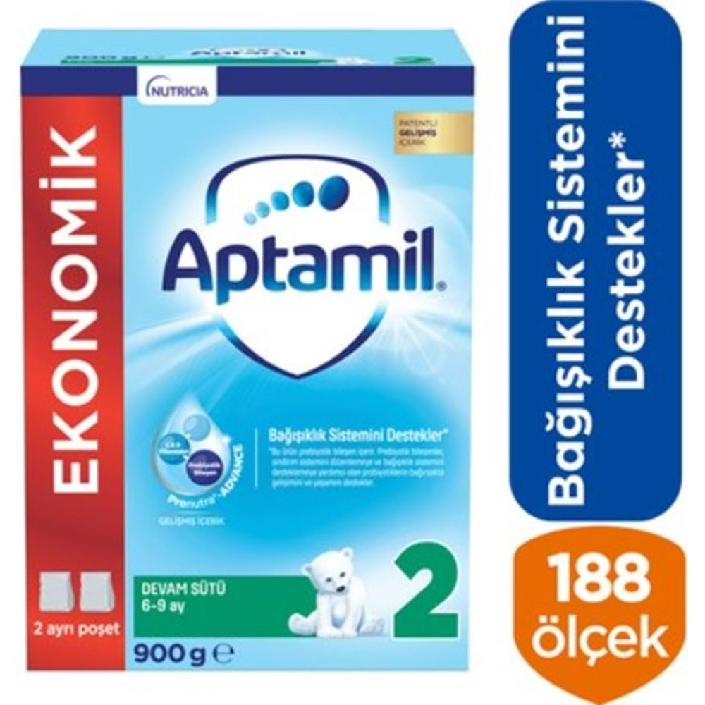 Aptamıl Bebek Devam Sütü No:2 6-9 Ay 900 GR