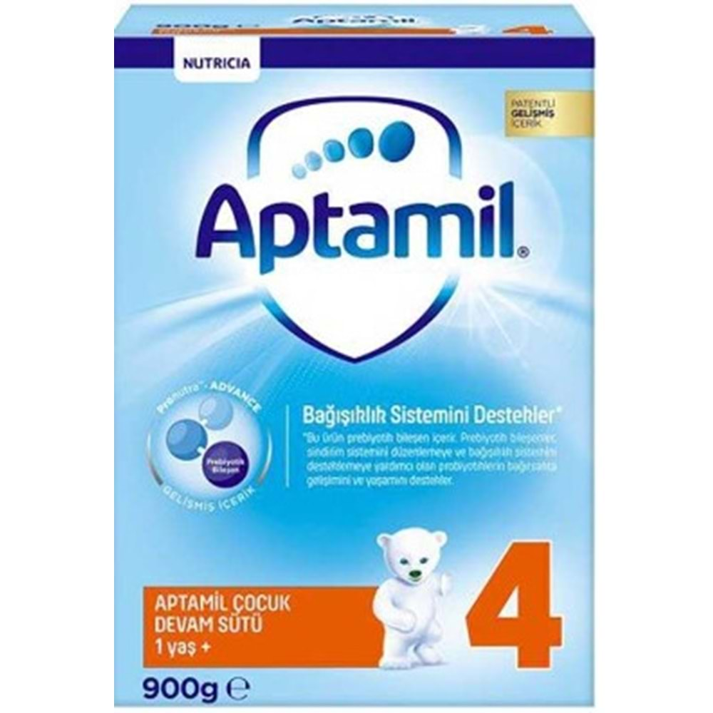 Aptamıl Bebek Devam Sütü No:4 1 Yas + 900 GR