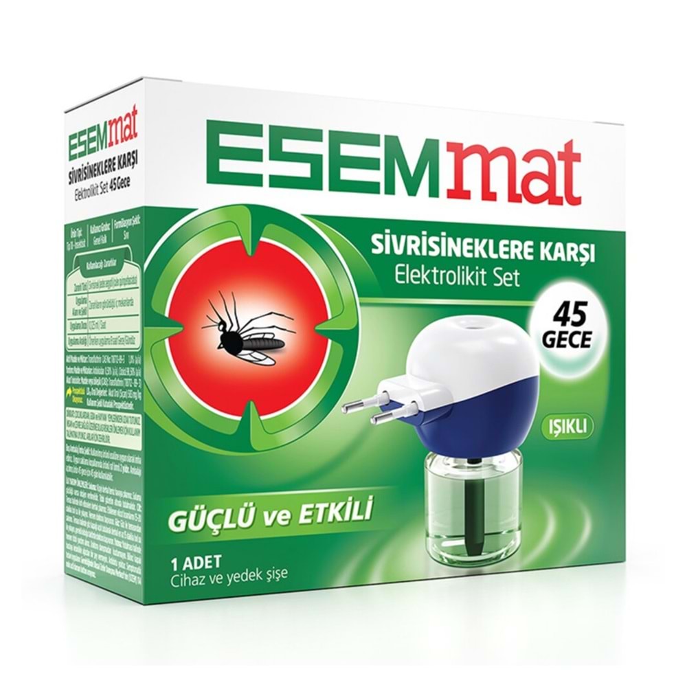 Esemmat Elektrolikit Set 45 Gece