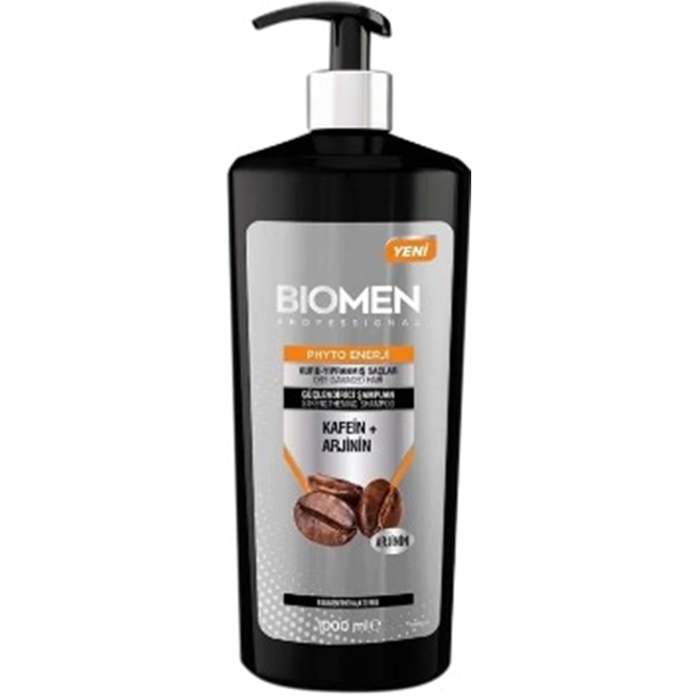 Biomen Şampuan Phyto Enerji Kafein+Arjinin 1000Ml