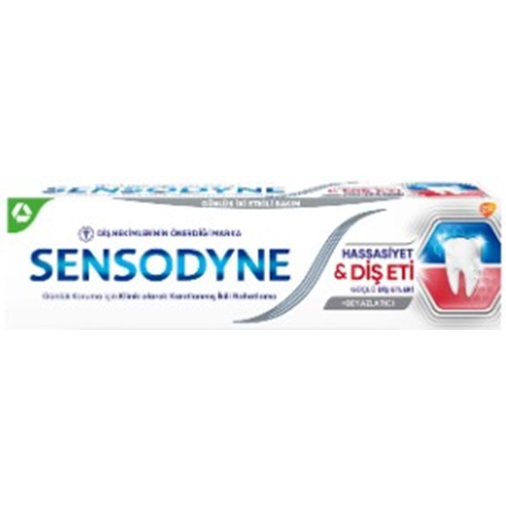 Sensodyne Hassasıyet Dıs Etı + Beyazlatıcı Macun 75Ml