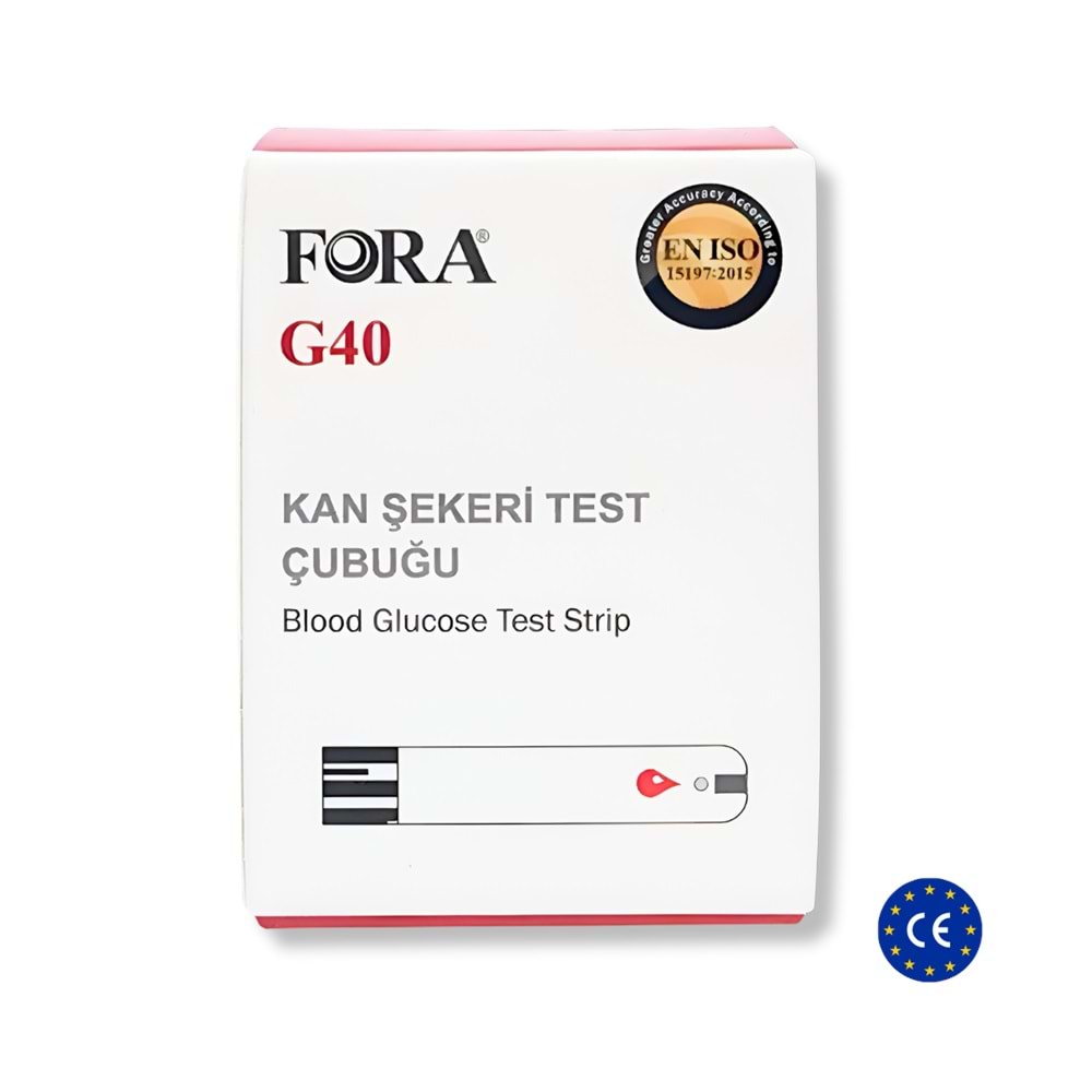 Fora G40 Şeker Ölçüm Strip Çubuğu 50lik