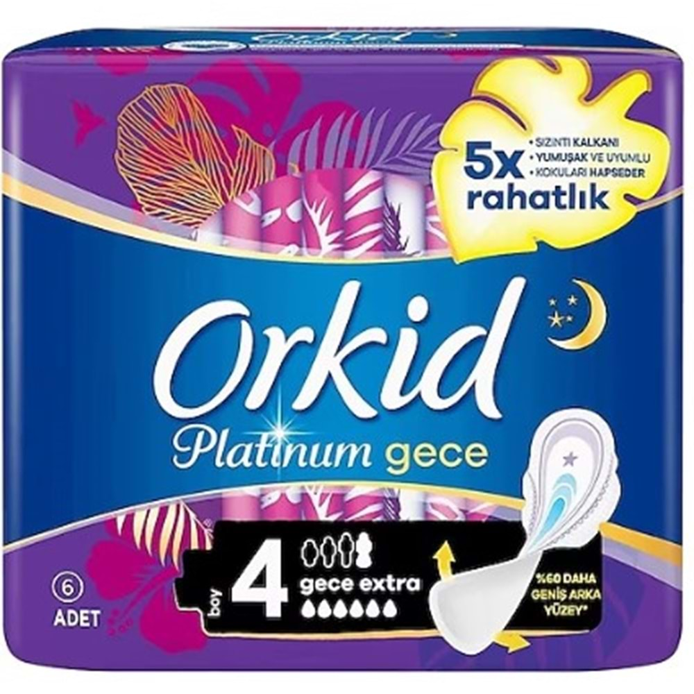 Orkid Platinum Gece Extra No:4 6Lı