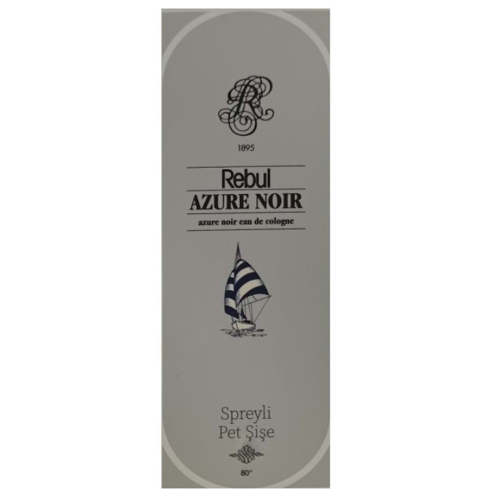 Rebul Kolonya Sprey Pet Kutulu 125ML Azure Noır