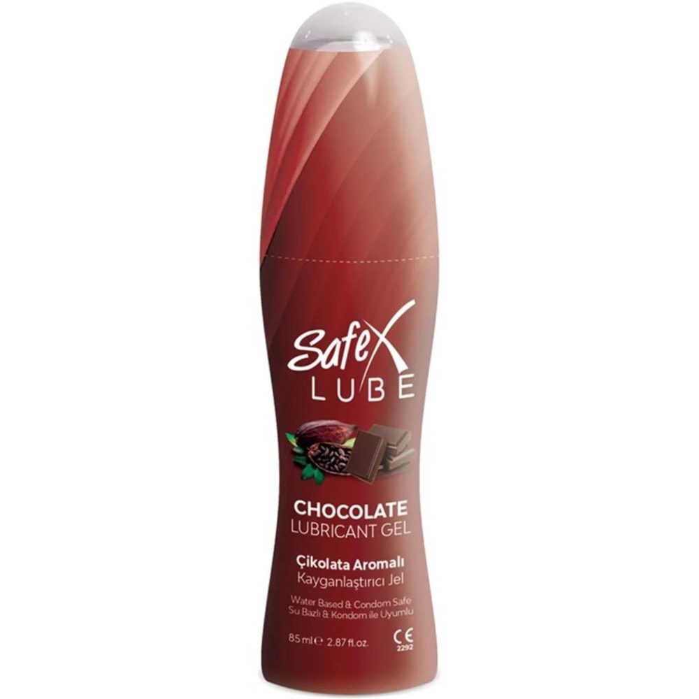 Safex Lube Kayganlastırıcı Jel Çıkolata Aromalı 85Ml