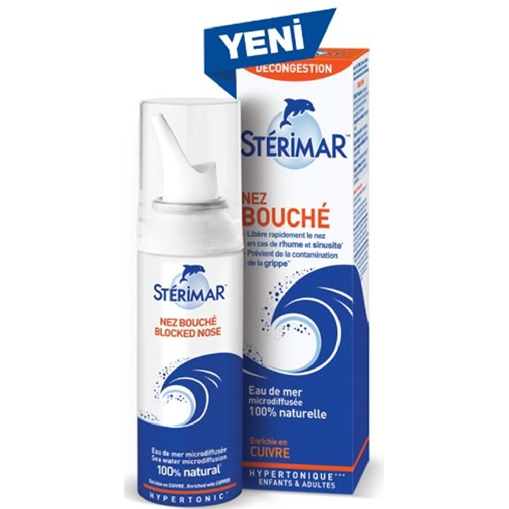 Sterımar Tıkalı Burun Spreyı 50Ml