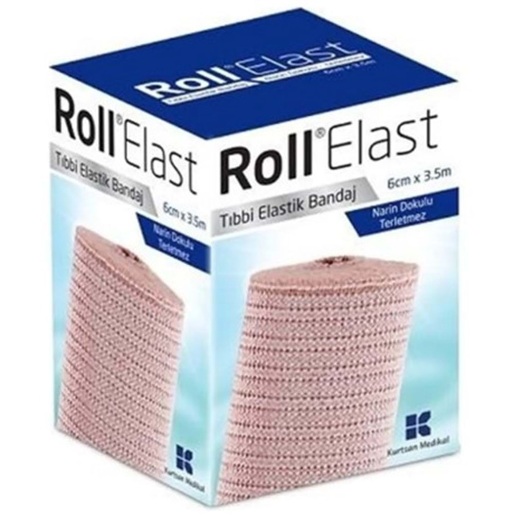 Roll Elastik Bandaj 6 Cm * 3,5m Ten Rengi