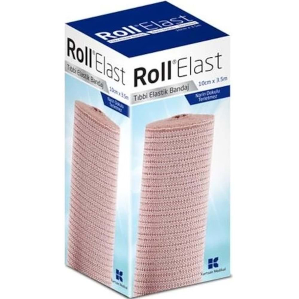 Roll Elastik Bandaj 10 Cm * 3,5 m Ten Rengi