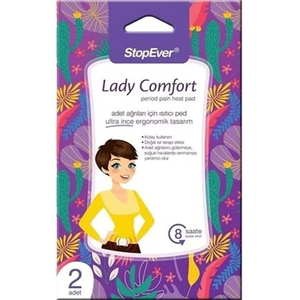 StopEver Lady Comfort Adet Agrıları İçin Isıtıcı Ped 2'li