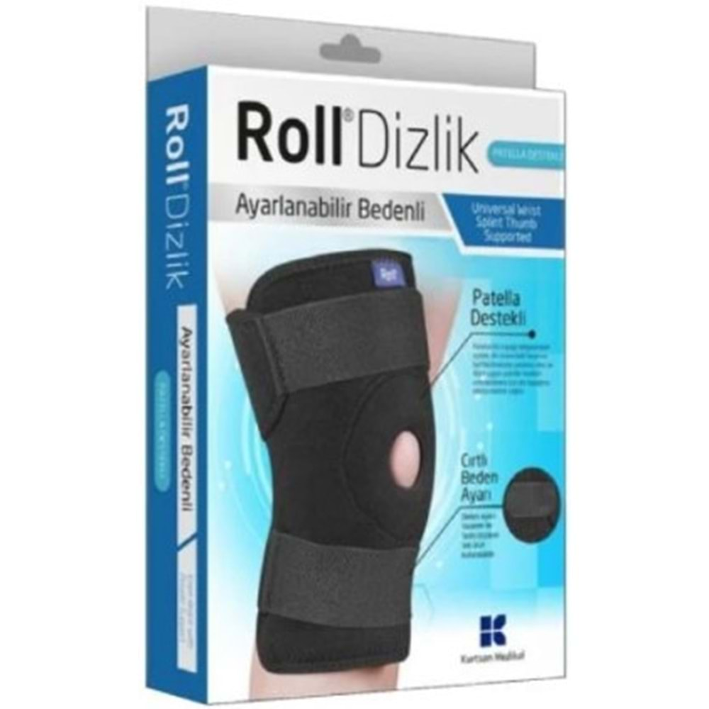 Roll Patella Desteklı Dızlık Bedensız