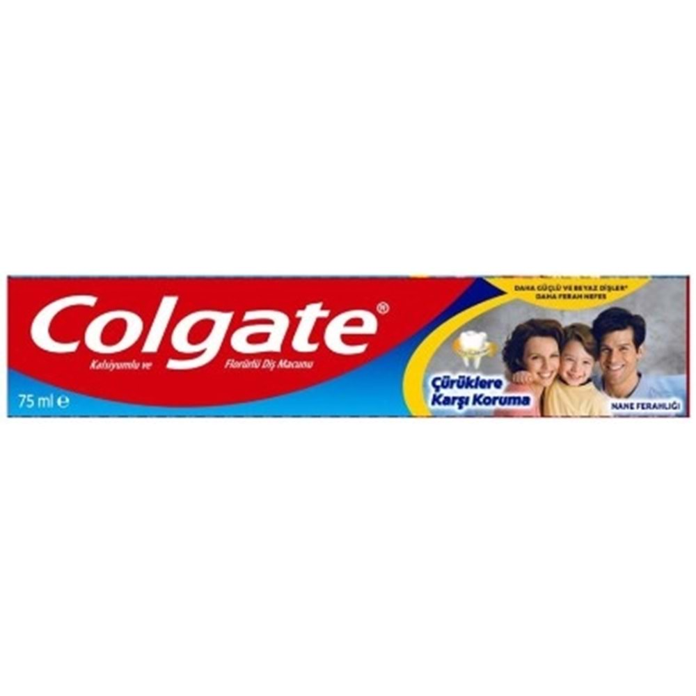 Colgate Çürüklere Karsı Koruma 75 Ml