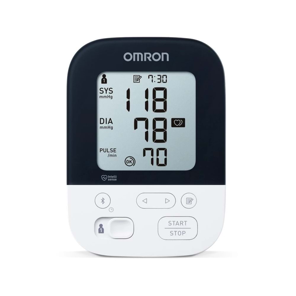 Omron M4 Intelli IT Tansiyon Aleti, Geniş Manşon, 2x 60 Ölçüm Hafıza, Omron Connect Uyumlu