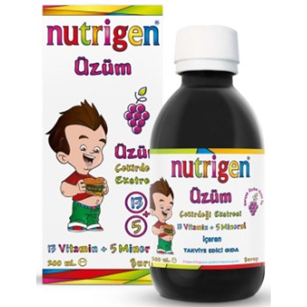 Nutrıgen Surup Üzüm Çekırdegı Ekstresı 200ml