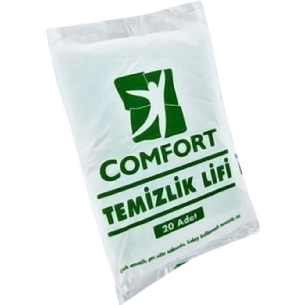 Comfort Temızlık Lıfı 20 Adet (Susuz Banyo Lıfı)