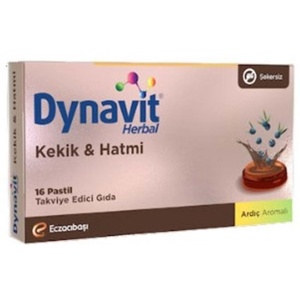 Dynavıt Herbal Kekık & Hatmı Pastıl 16 Lı Ardıç Aromalı