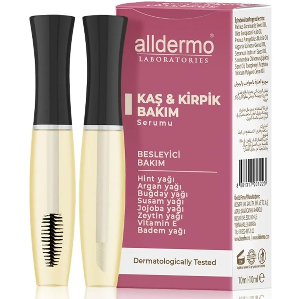 Alldermo Kas&Kırpık Bakım Serumu 10Ml