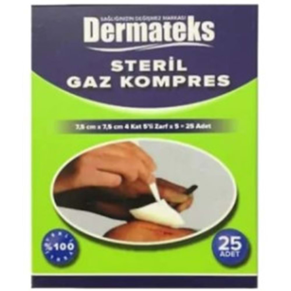 Dermateks Gaz Kompres 25Lı Zarf