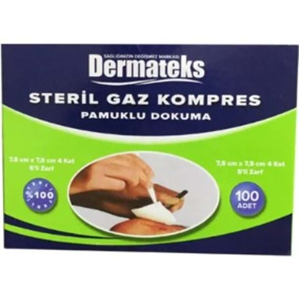 Dermateks Gaz Kompres 100Li Zarf