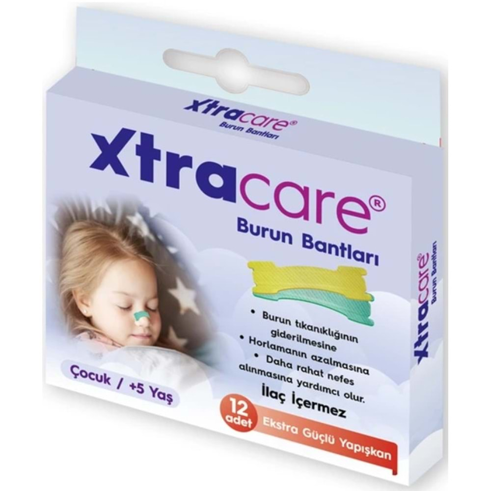 Xtra Care Burun Bandı Çocuk +5 Yas 12 Adet