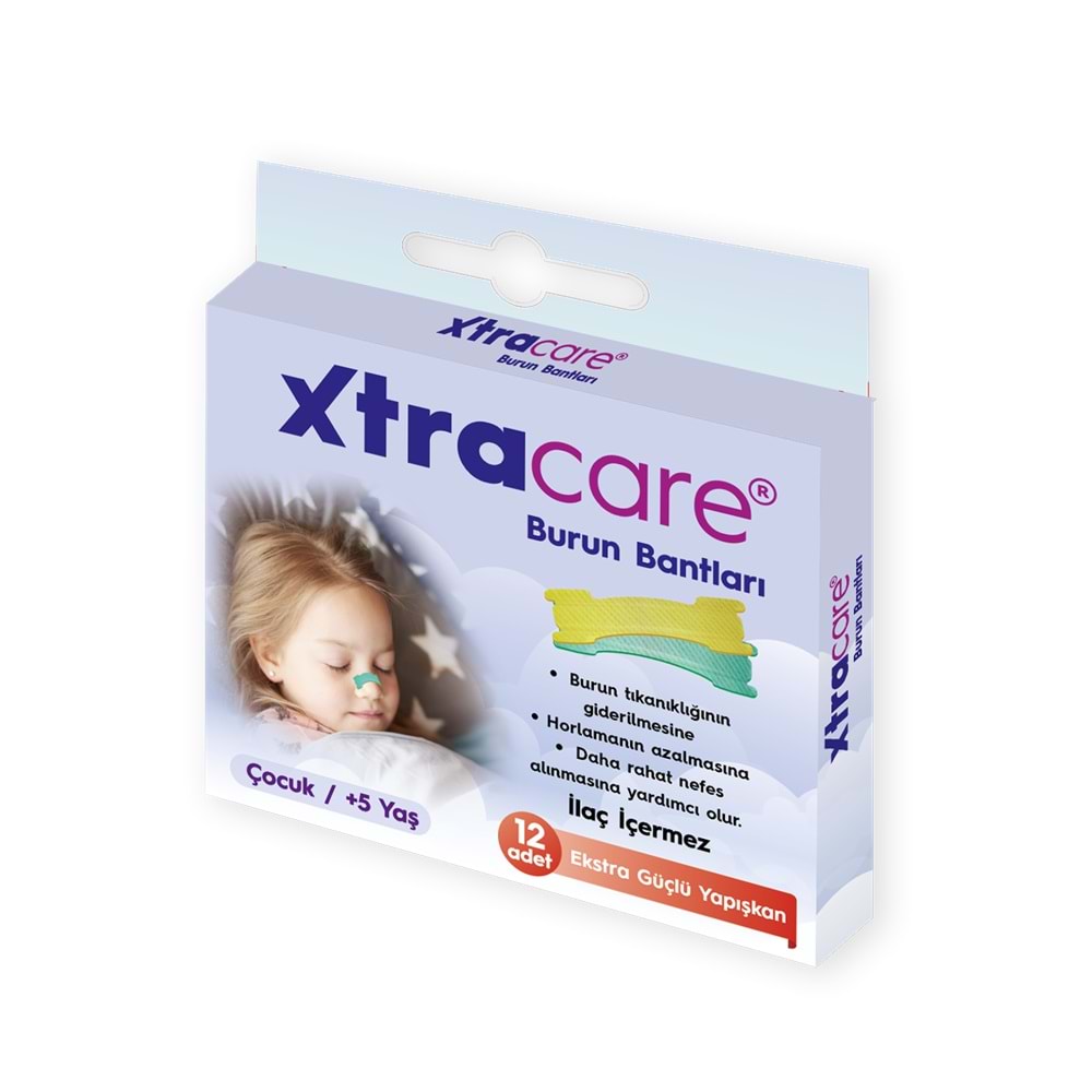 Xtra Care Burun Bandı Çocuk +5 Yas 12 Adet