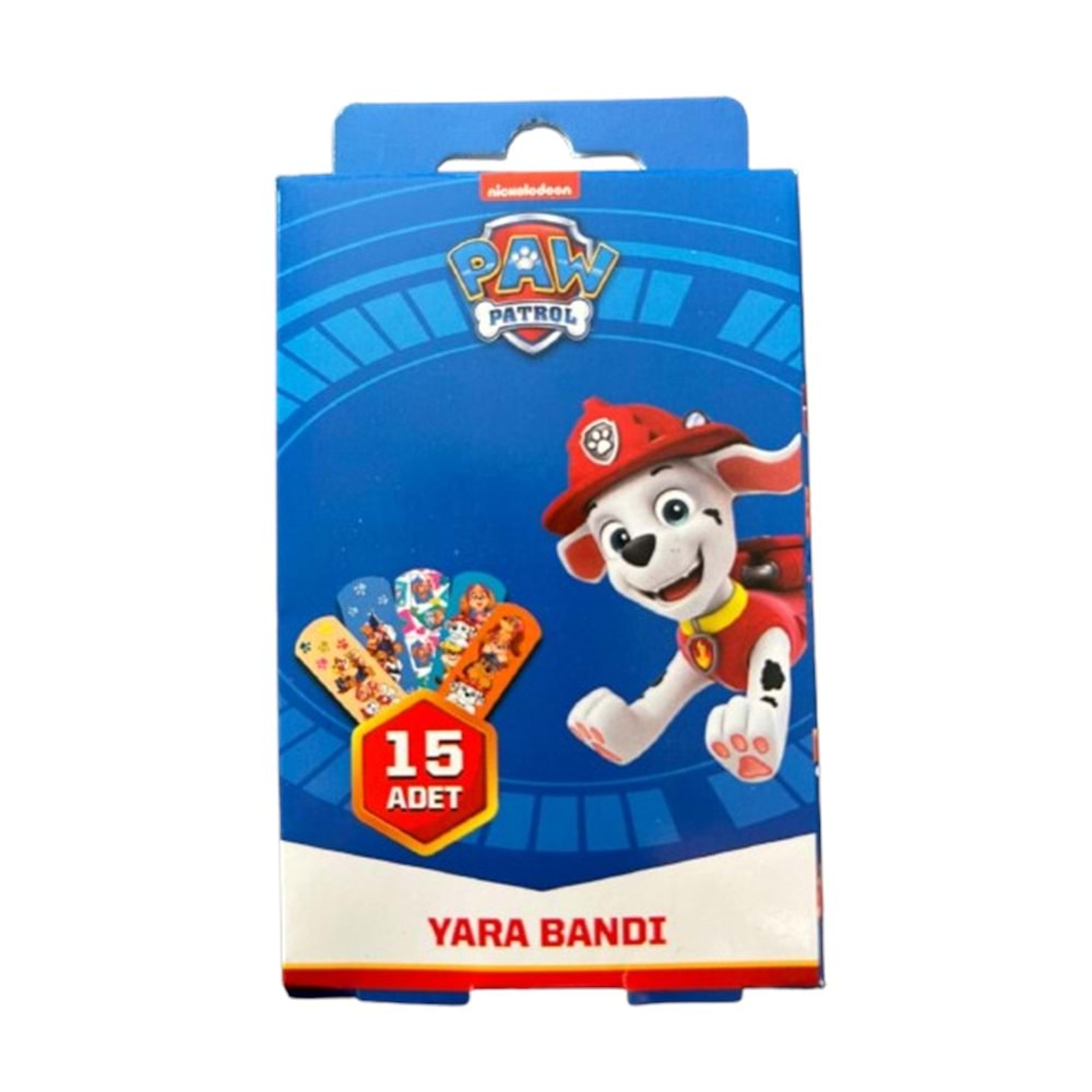 Paw Patrol Çocuk Yara Bandı 15Lı